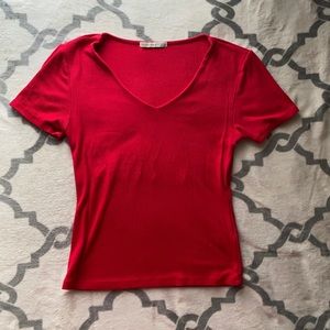 plain red top